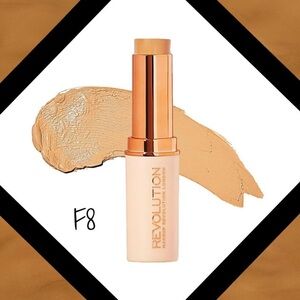 Revolution Fast Base Stick Foundation F8 - Medium Skin Tone